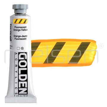 Golden HEAVY BODY - Fluorescent Orange Yellow,59ml