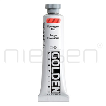 Akryl Golden HEAVY BODY - Fluorescent Red, 59ml