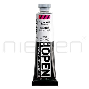 Akryl Golden OPEN - Quinacridone Magenta, 59ml
