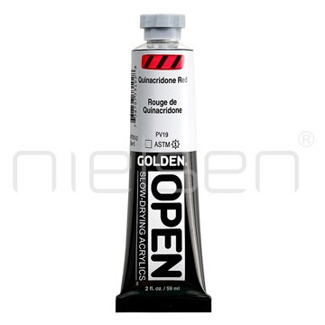 Akryl Golden OPEN - Quinacridone Red, 59ml