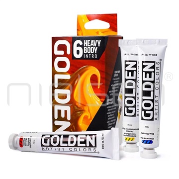 set Golden - HEAVY BODY Intro, 6x22ml