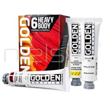 set Golden - HEAVY BODY Essentials, 6x59ml