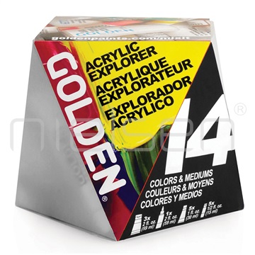 set Golden - EXPLORER 14 ks, barvy a media