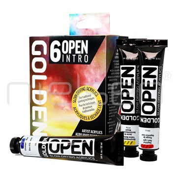 Akryl Golden - set OPEN Intro, 6x22 ml+Thinner