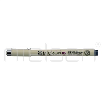marker Sakura PIGMA Micron 05 - černomodrá