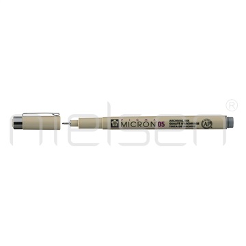 marker Sakura PIGMA Micron 05 - šedá