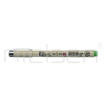 marker Sakura PIGMA Micron 05 - světle zelená