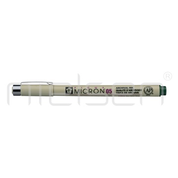 marker Sakura PIGMA Micron 05 - lovecká zelená