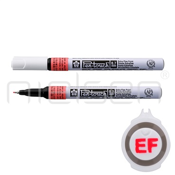 marker Sakura Pen Touch extra fine - Fluo červený