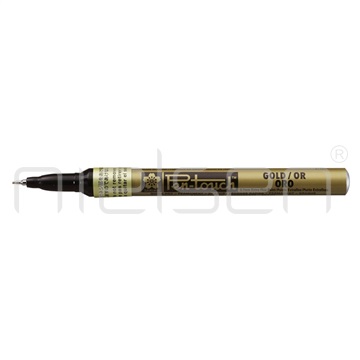marker Sakura Pen Touch extra fine - zlatý