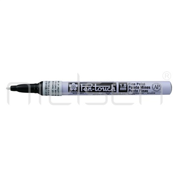 marker Sakura Pen Touch fine - bílý