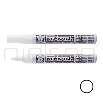 marker Sakura Pen Touch medium - bílý