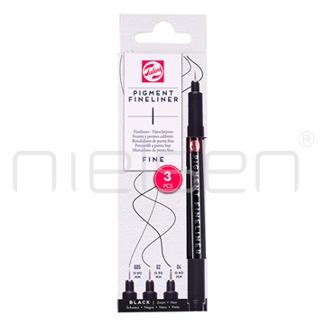 Talens Fineliner, set 3 kusy, FINE