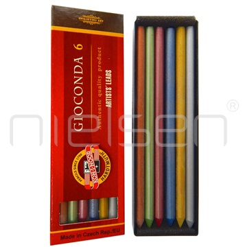 grafitová tuha Koh-i-noor 5,6 mm metalická set 6ks