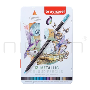 pastelky BRUYNZEEL Expression Colour 12ks METALLIC