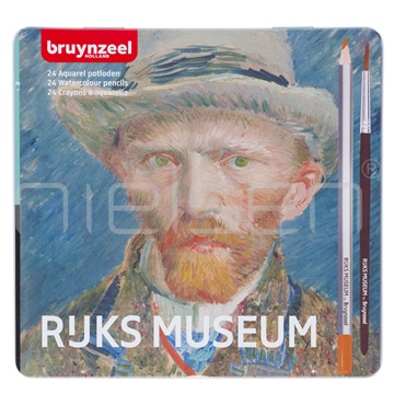 akvarel. pastelky BRUYNZEEL Rijks Museum - 24 ks