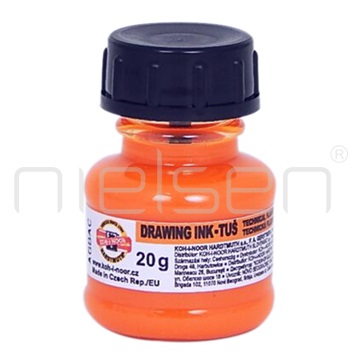 tuš Koh-i-noor fluorescenční 20 g - oranžová