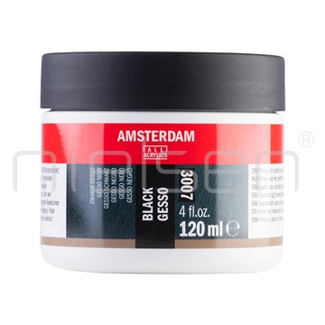 Amsterdam Gesso Black 120 ml - černý šeps