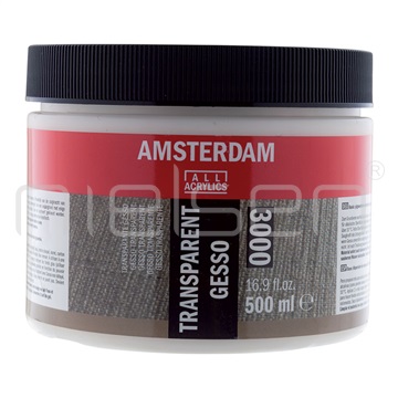 Amsterdam Gesso Transparent - průhledné 500 ml