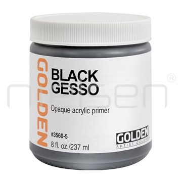 GOLDEN - Black Gesso, 237 ml