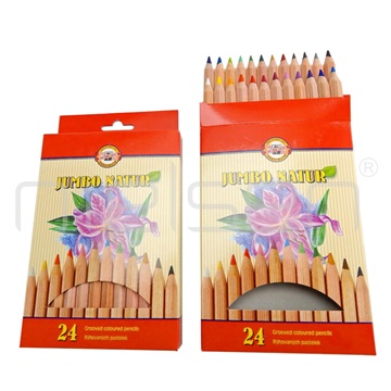 pastelky Koh-i-noor Jumbo Natur set 24 ks