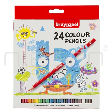 pastelky Bruynzeel pastelky set 24 ks