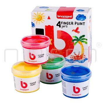 BRUYNZEEL 4 Finger Paint, 4x85ml