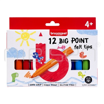 fixy Bruynzeel BIG POINT set 12 ks
