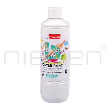 Bruynzeel Poster Paint 500ml - bílá