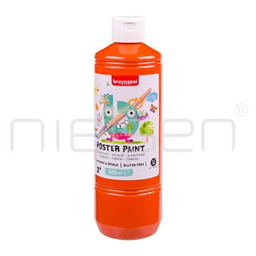 Bruynzeel Poster Paint 500ml - oranžová