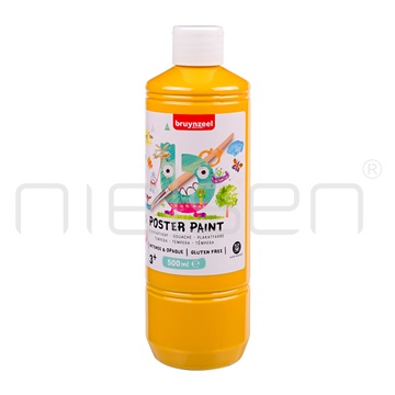 Bruynzeel Poster Paint 500ml - tmavě žlutá