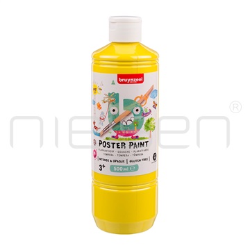 Bruynzeel Poster Paint 500ml - žlutá