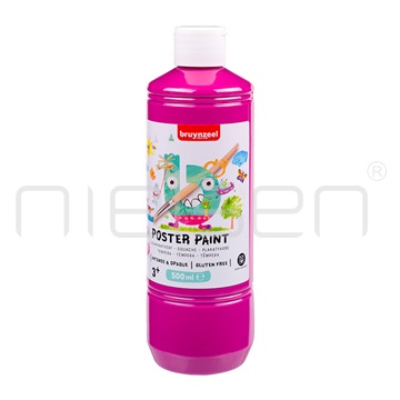 Bruynzeel Poster Paint 500ml - tmavě růžová