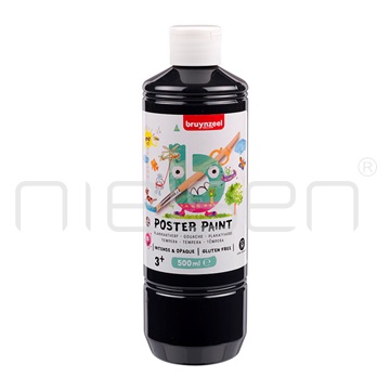 Bruynzeel Poster Paint 500ml - černá