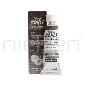 Liquid charcoal - cherry pit black