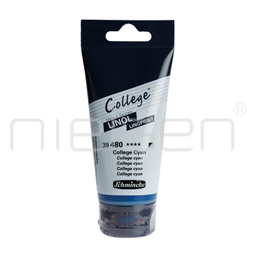College Linol Schmincke 75 ml - College Cyan