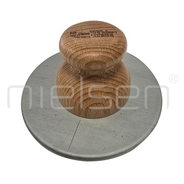 Dřevěný ruční nanašeč barvy, plsť, 100 mm