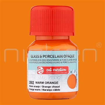 Artcreation Glass&Porcelain OPAQUE - warm orange