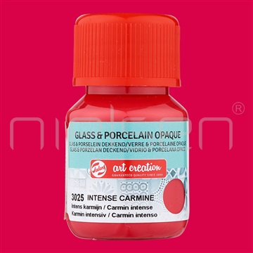 Artcreation Glass&Porcelain OPAQUE - int. carmine