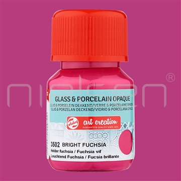 Artcreation Glass&Porcelain OPAQUE - brigh.fuchsia