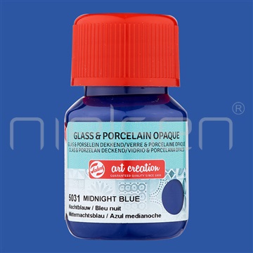 Artcreation Glass&Porcelain OPAQUE - midnight blue