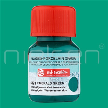 Artcreation Glass&Porcelain OPAQUE - emerald green