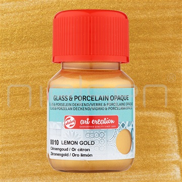Artcreation Glass&Porcelain OPAQUE - lemon gold