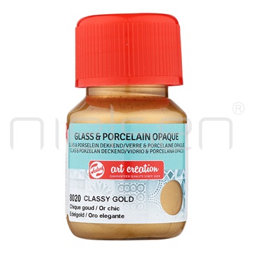 Artcreation Glass&Porcelain OPAQUE - classy gold
