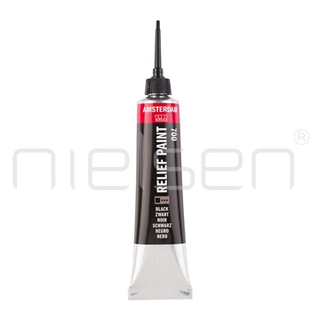 AMSTERDAM Reliefpaint 20 ml - Black