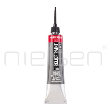 AMSTERDAM Reliefpaint 20 ml - Lead grey