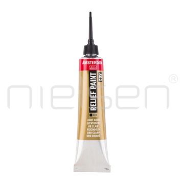 AMSTERDAM Reliefpaint 20 ml - Light gold