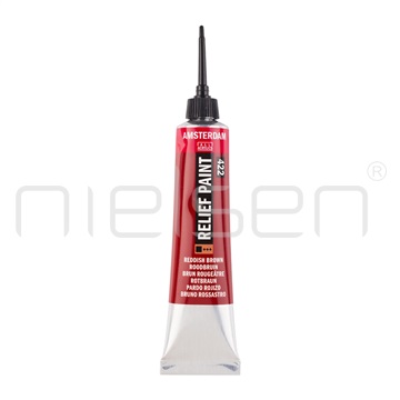 AMSTERDAM Reliefpaint 20 ml - Reddish brown