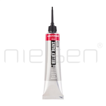 AMSTERDAM Reliefpaint 20 ml - Silver