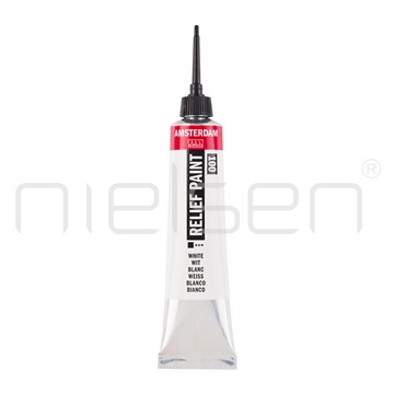 AMSTERDAM Reliefpaint 20 ml - White